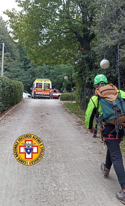 22 ottobre 2022. Montescudo (RN). Cade dalla mountain bike.