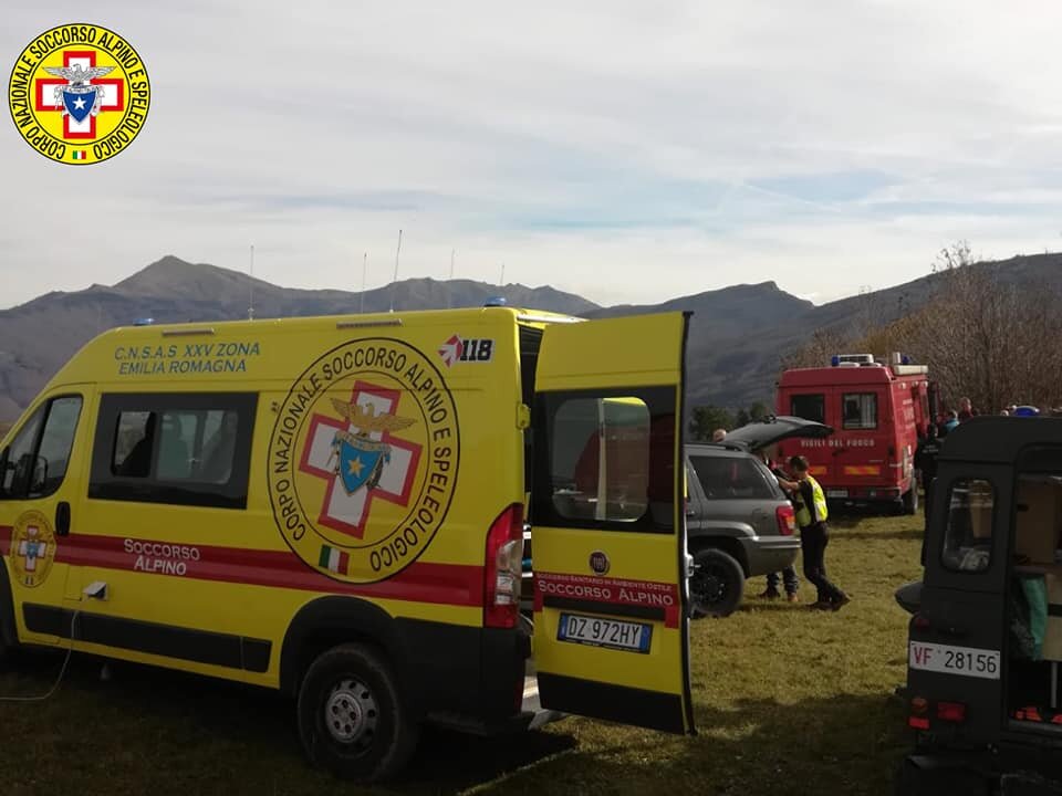 13 novembre 2018. Sasso Tignoso (MO). Continuano le ricerche del cacciatore disperso.