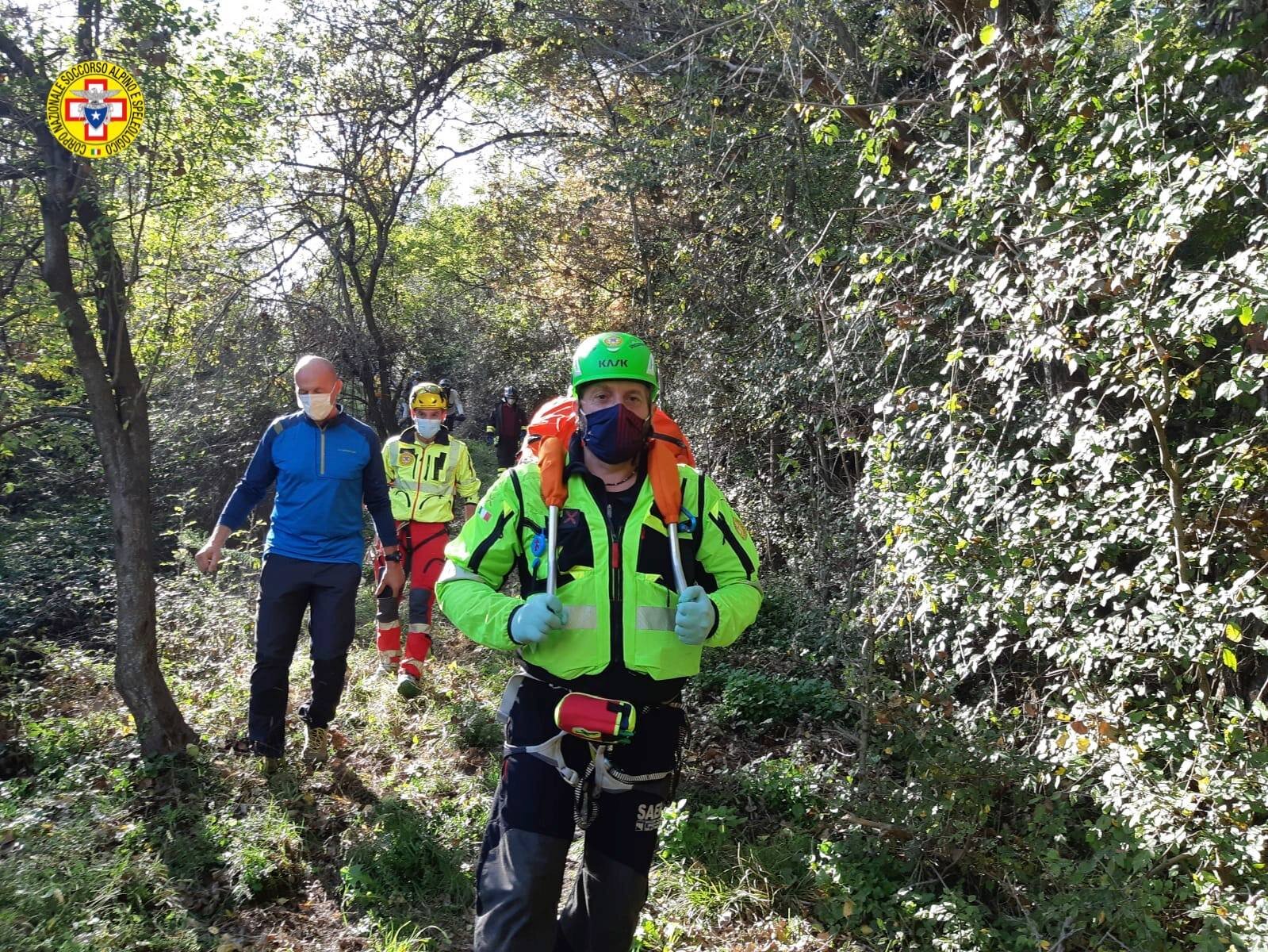 25 ottobre 2020. Cade in mountain bike nel Parco di Montesole (BO)