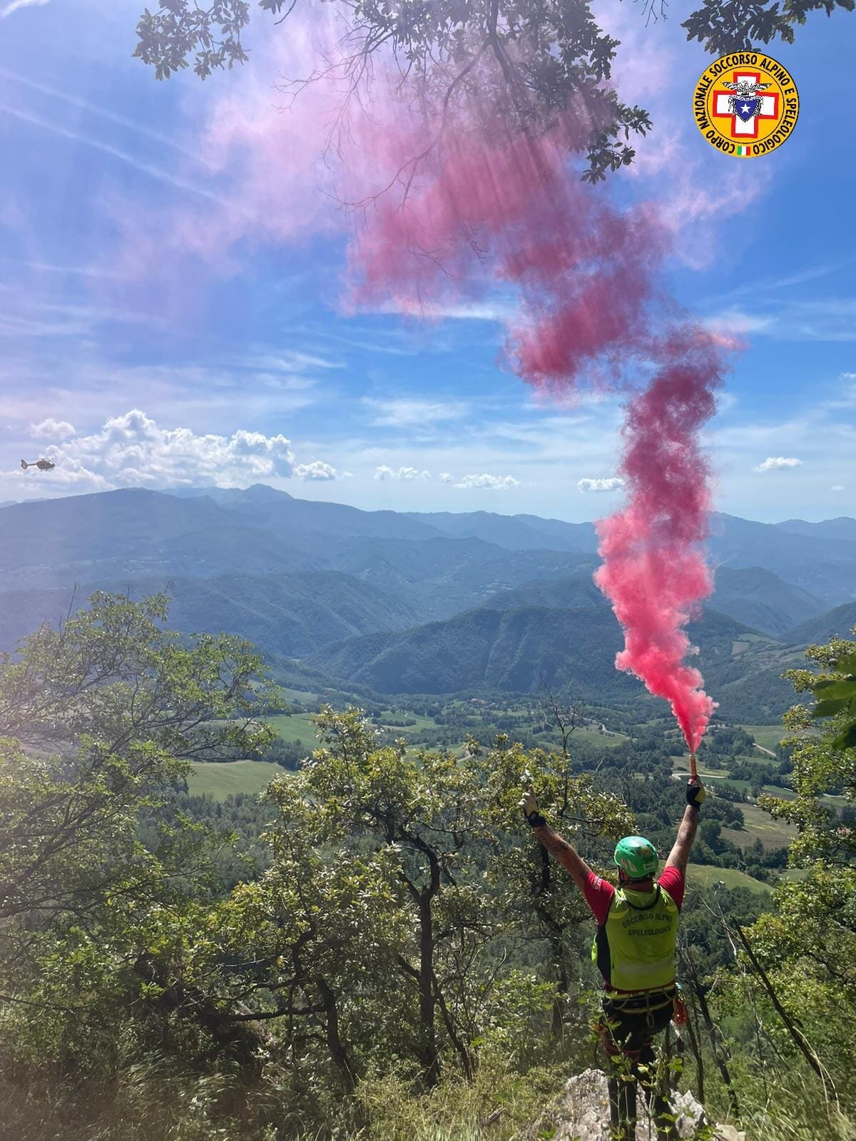 3 settembre 2023. Pietra di Bismantova (Castenovo n&rsquo;&egrave; Monti -RE). Infortunio durante arrampicata.
