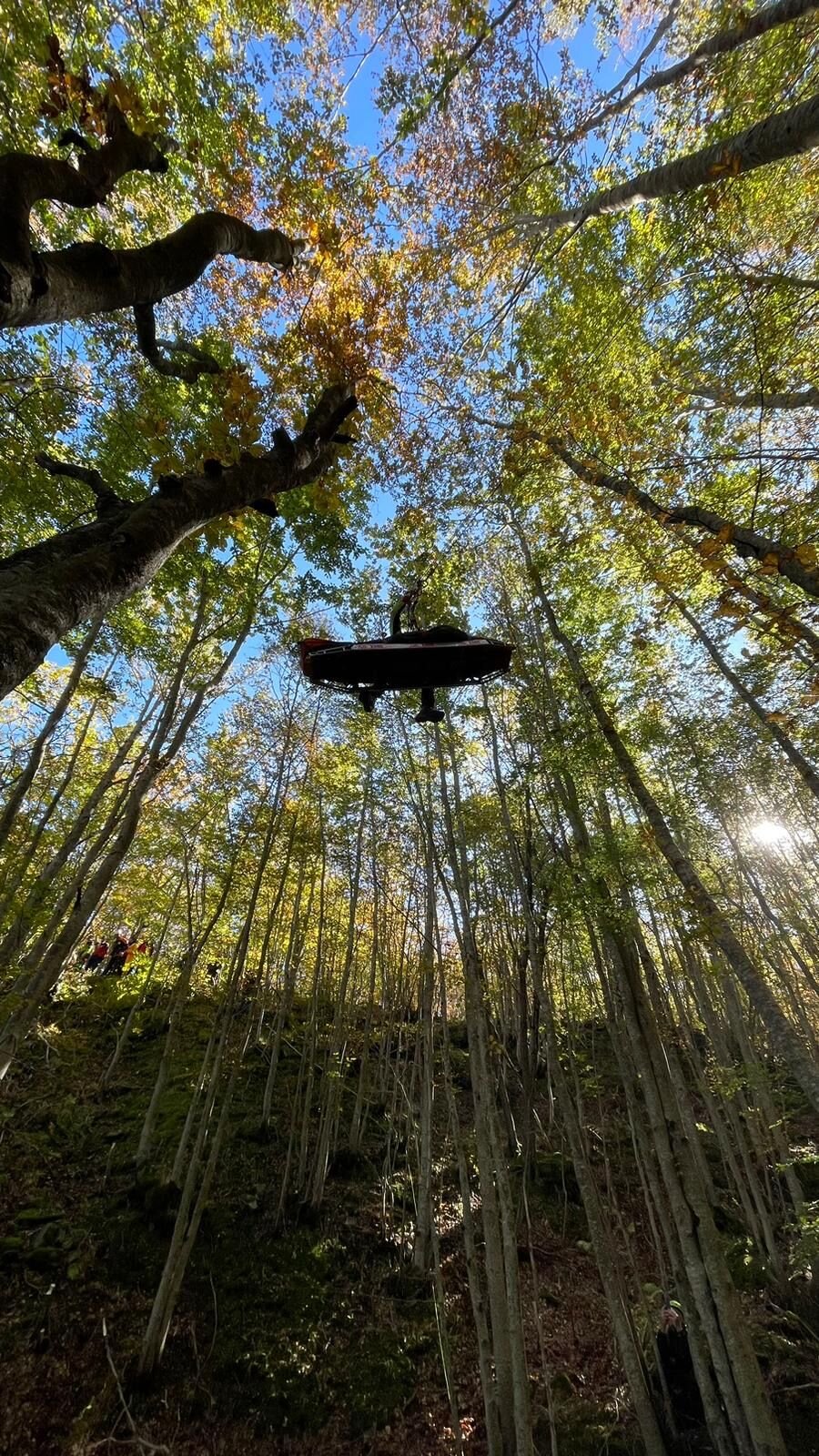 9 ottobre 2024. Poviglio (Ventasso - RE). Soccorso fungaiolo colpito da malore.