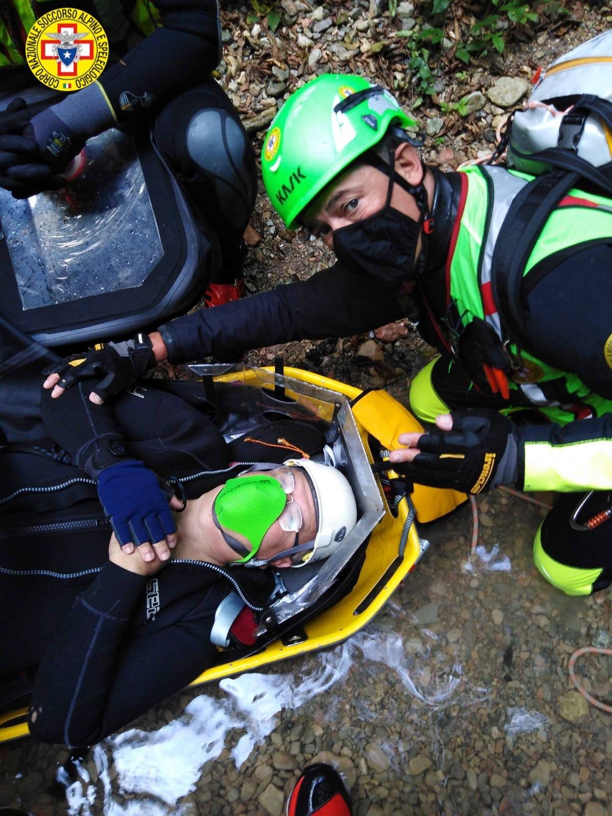 19 e 20 settembre 2020. Tignale (BS). Addestramento del gruppo Forre del Corpo Nazionale Soccorso Alpino e Speleologico Servizi Regionali Emilia Romagna e Veneto