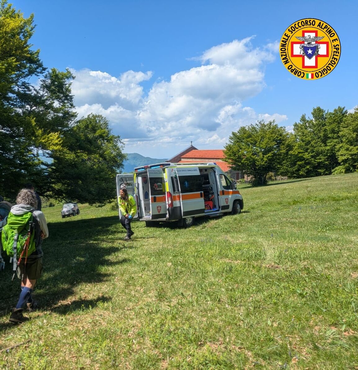 18 maggio 2025. Monte Brigazzo ( Varsi - PR). Soccorso escursionista