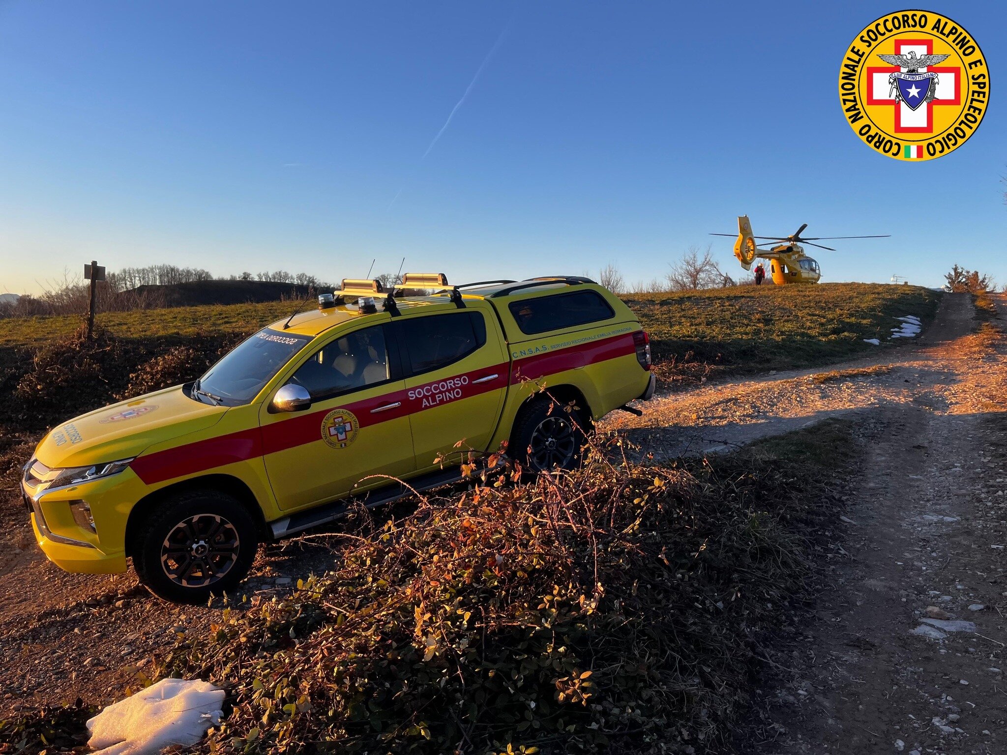 27 dicembre 2024. Ceredolo dei Coppi (RE). Resta schiacciato da una pianta mentre taglia legna.