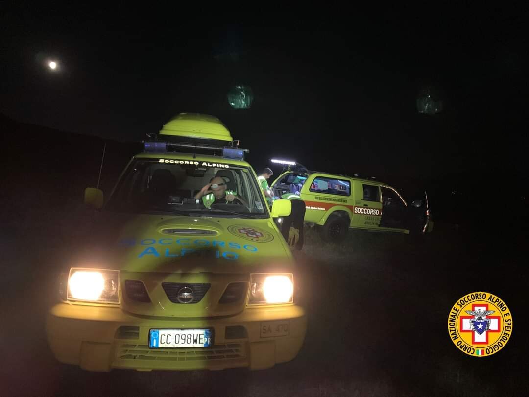 25 febbraio 2024. Santa Sofia (FC). Soccorsa coppia di escursionisti in difficolt&agrave;.