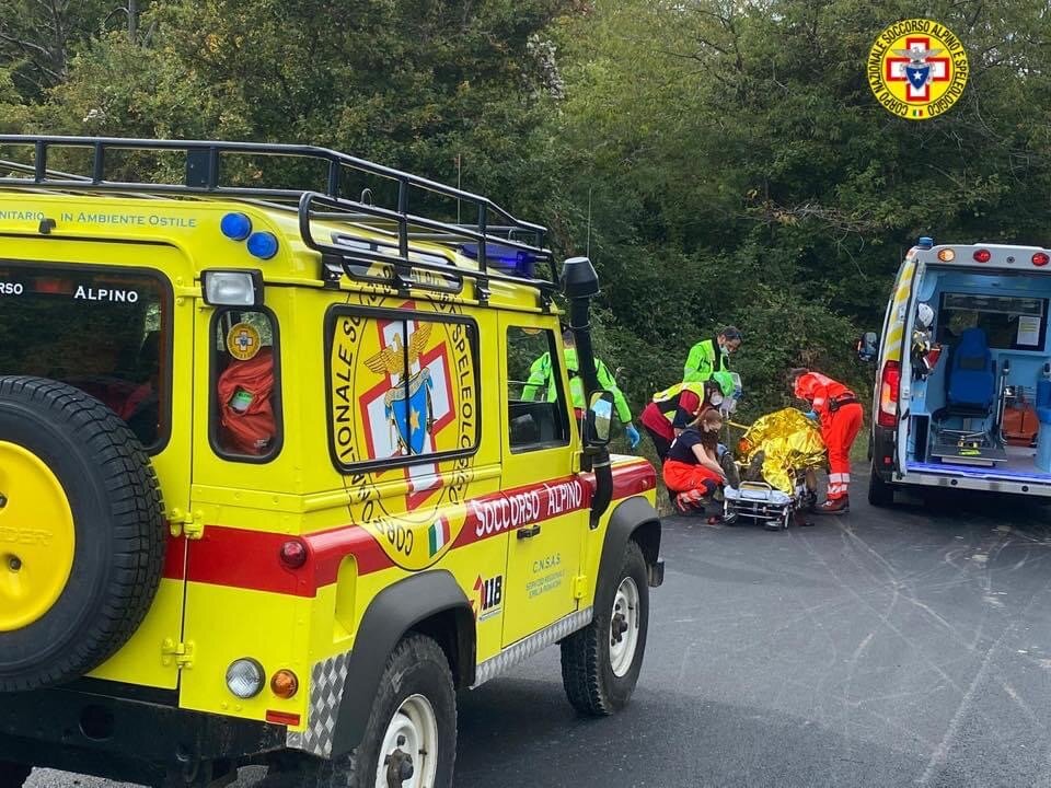 17 settembre 2021. Castelnuovo ne Monti (RE). Cade durante competizione di Mountain Bike.