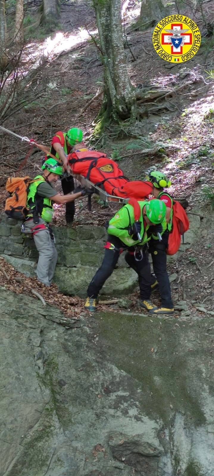 3 luglio 2021. Campigna (FC). Perde il controllo della mountain bike.