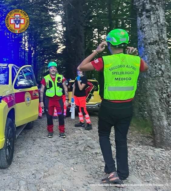 31 luglio 2022. Ligonchio (Ventasso - RE). Soccorsa Scout punta da un insetto.