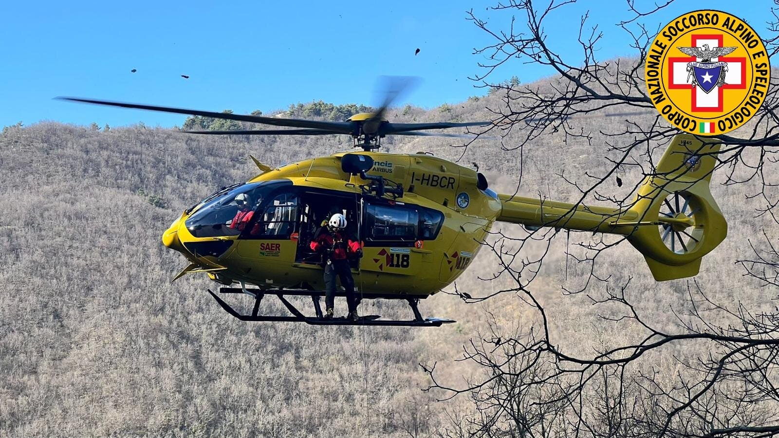 26 maggio 2024. Eremo - Montecopiolo (RN). Escursionista cade su sentiero.