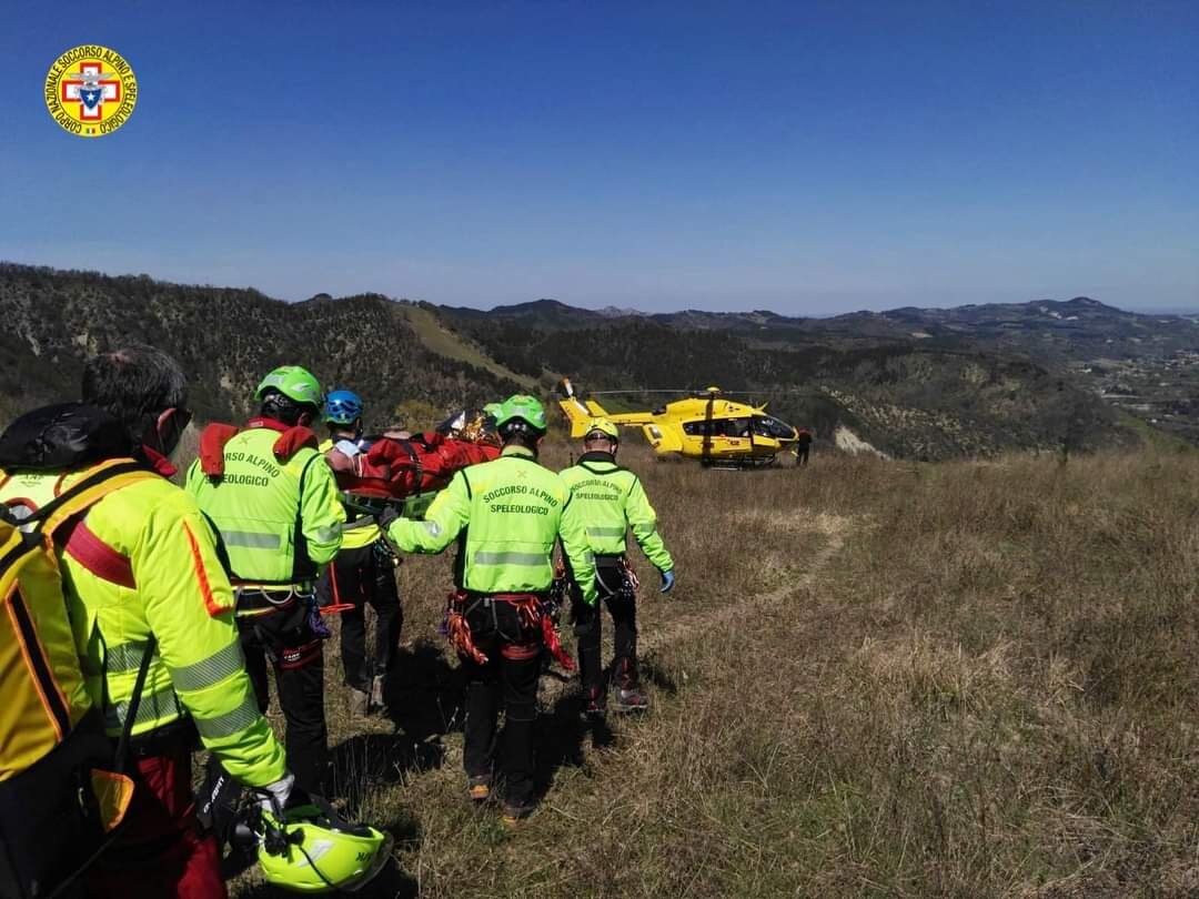5 aprile 2021. Brisighella (RA). Incidente con la Mountain bike.
