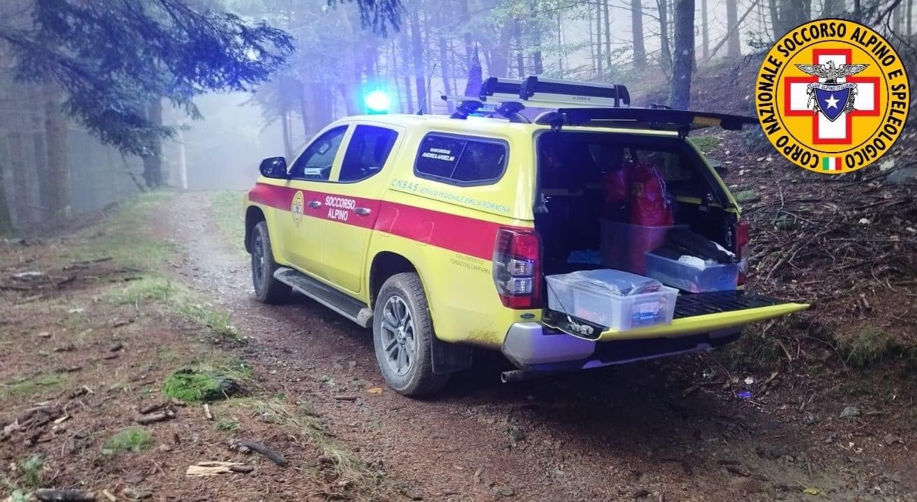 6 ottobre 2024. Premilcuore (FC). Soccorso ciclista in difficolt&agrave;.