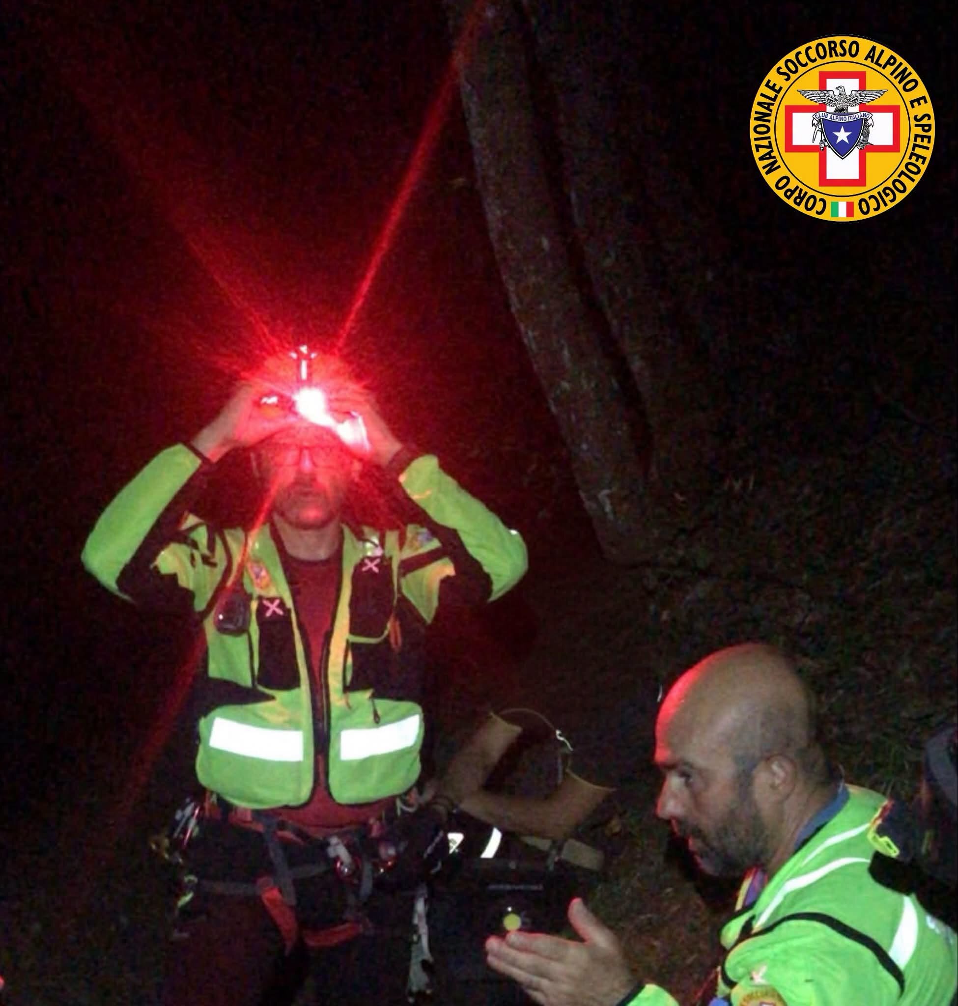 29 luglio 2026. Monte Materano (Bobbio - PC). Lungo intervento notturno del Soccorso Alpino per assistere un gruppo scout