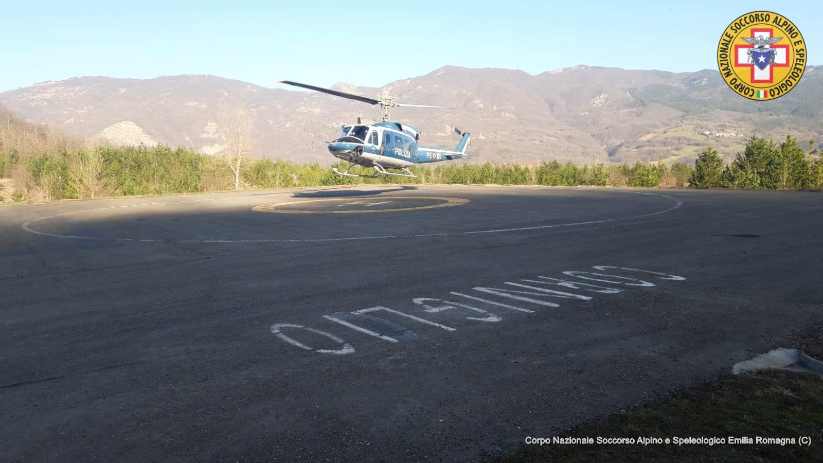 26 febbraio 2021. Schia Monte Caio (Tizzano Valparma-Pr). Nuova giornata di ricerche.