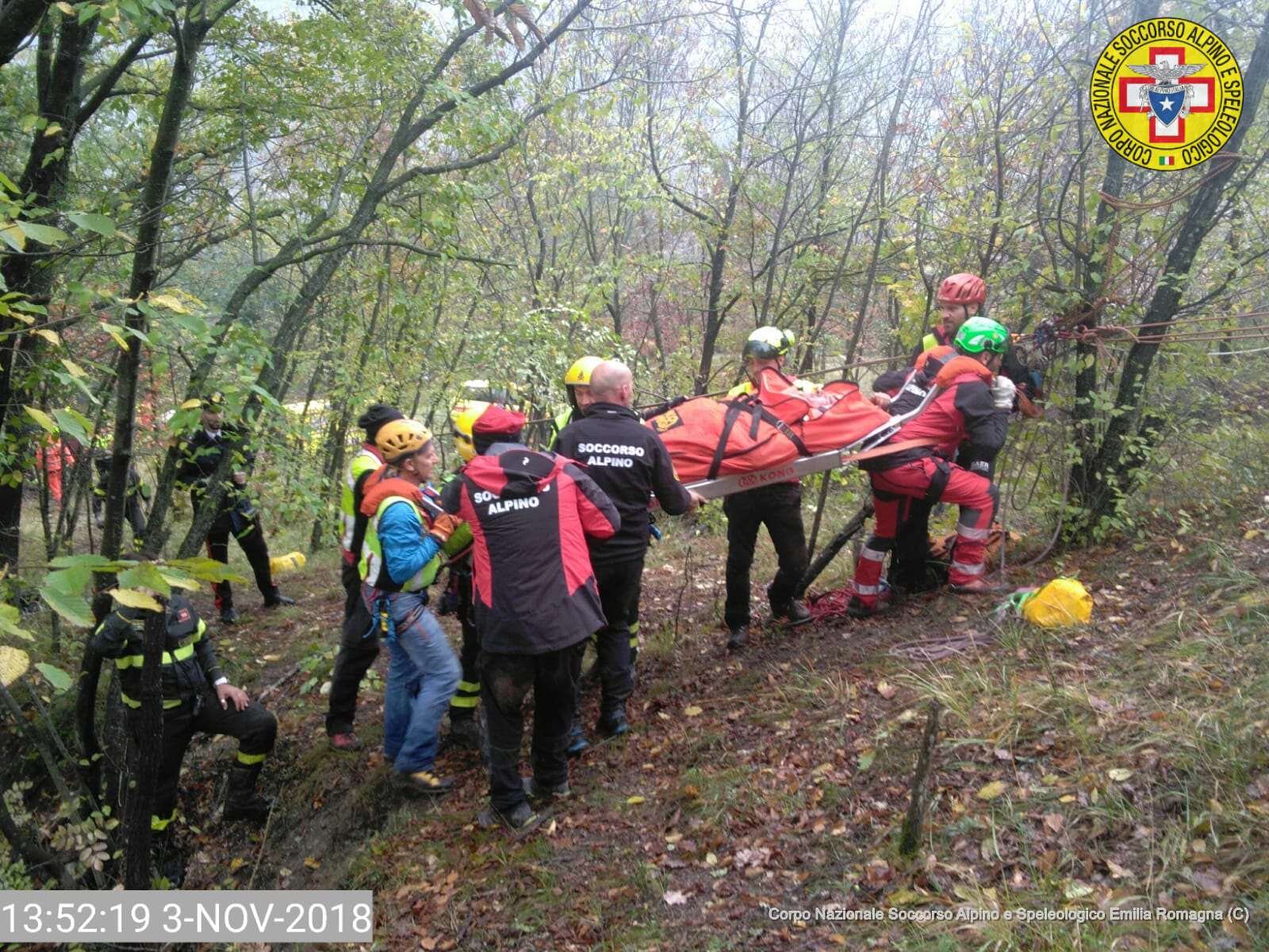 3 novembre 2018. Dopo tre giorni di ricerca trovato nel bosco l'uomo scomparso dal 1 novembre.