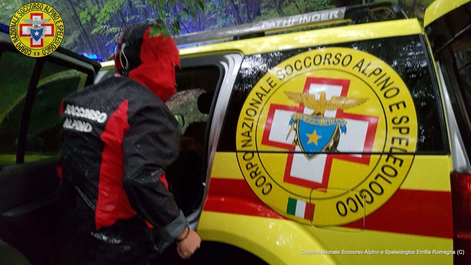1 novembre 2018. Fontanelice (Imola). Due escursionisti dispersi, le squadre del Soccorso Alpino in intervento.