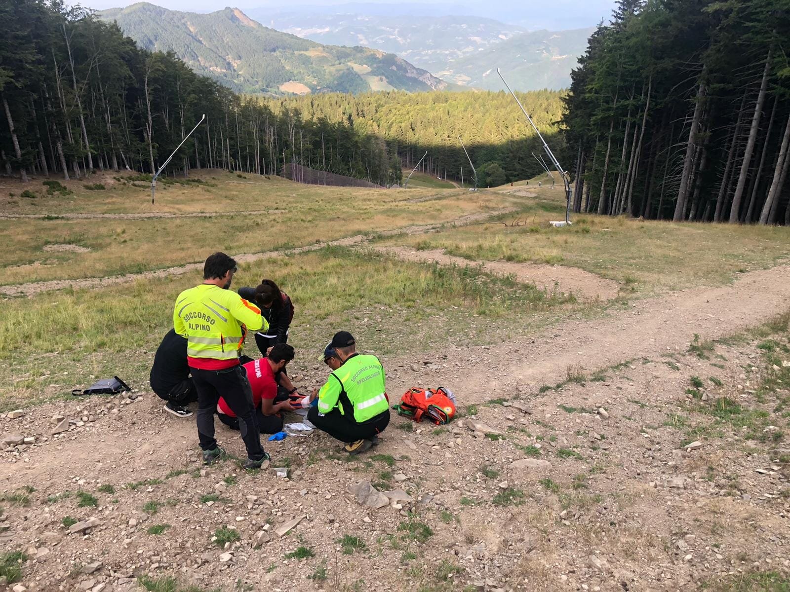 29 settembre 2024. Corniglio (PR). Soccorsa escursionista con trauma dell'arto.