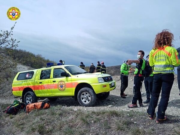10 aprile 2021. Pecorile (Vezzano sul Crostolo - Re). Cade in Mountain bike