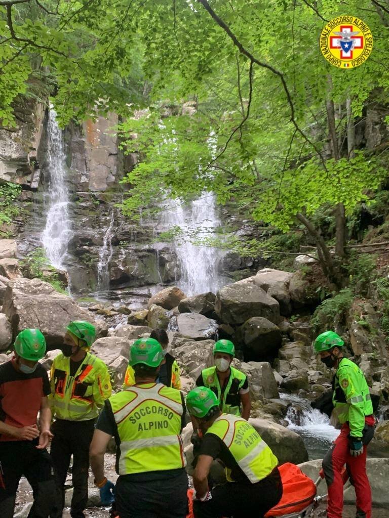 17 agosto 2020. Secondo incidente in poche ore alle cascate del Dardagna (BO).