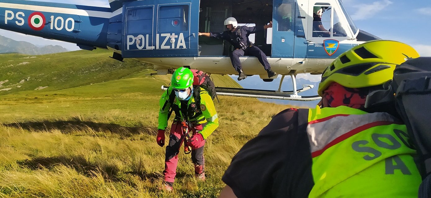 9 agosto 2021. Passo di Compione (MO). Continuano le ricerche dell'escursionista disperso