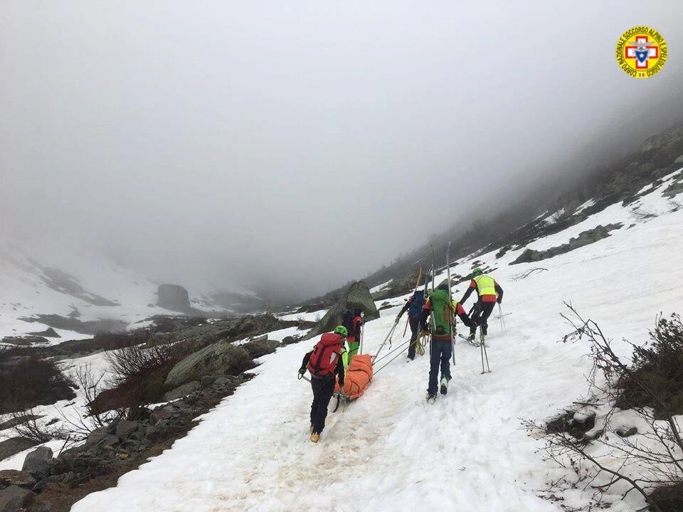 6 febbraio 2021. Schia Monte Caio (Tizzano Valparma - Pr) Giornata di sopralluogo