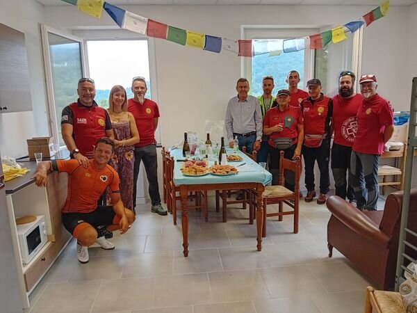 21 agosto 2024. Bosco di Corniglio (Pr) Una nuova sede per il Soccorso Alpino parmense.