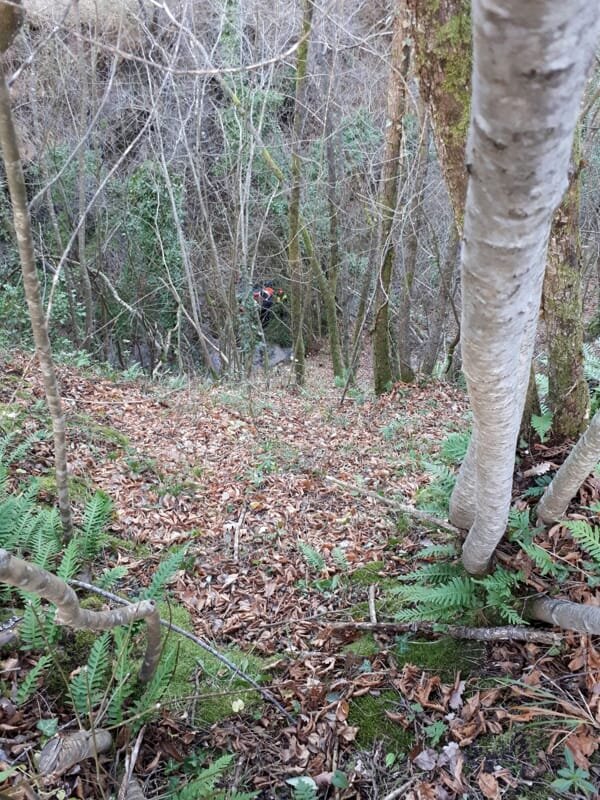 14 dicembre 2017 - Galeata (FC) Settantasettenne precipitata da scarpata mentre raccoglie muschio per il presepe.