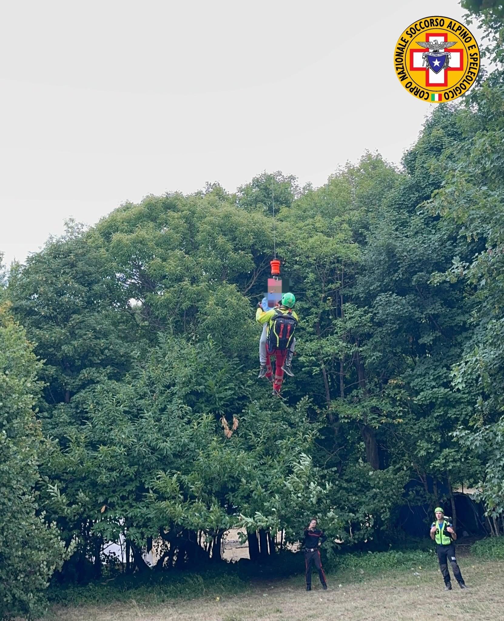 28 luglio 2025. Casalino (Ventasso -RE). Soccorso scout.