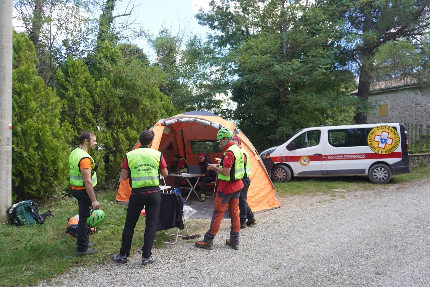 29 settembre 2024. Parco del Contrafforte Pliocenico ( Sasso Marconi - BO). Esercitazione di ricerca e soccorso.