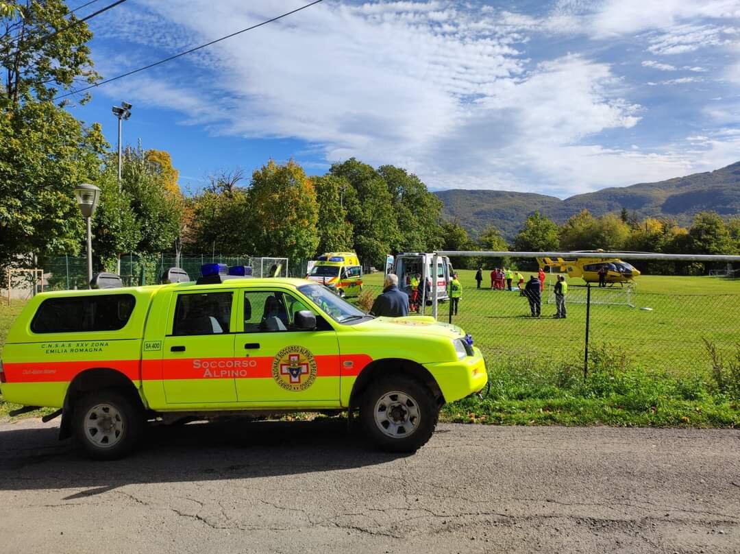 2 ottobre 2022. Bosco di Corniglio (PR). Soccorso uomo con malore.
