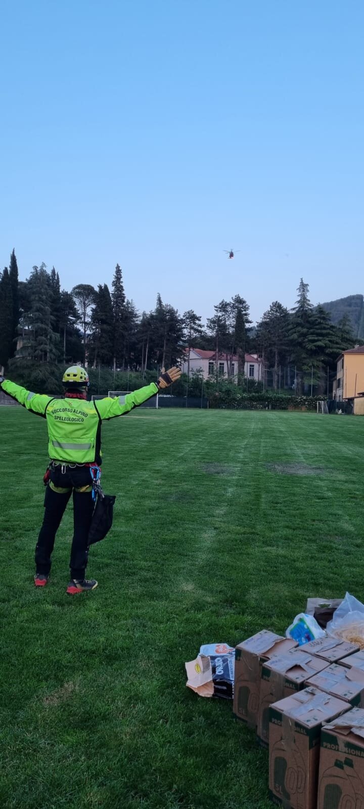 24 maggio 2023. Modigliana (RA). Continuano gli interventi di assistenza e evacuazione.