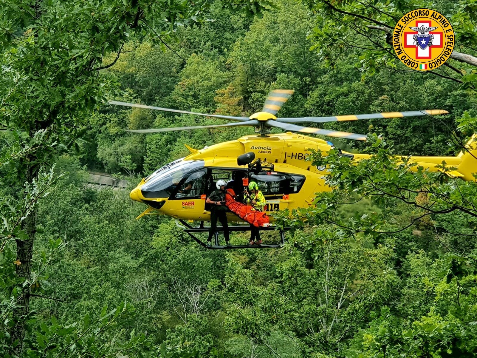 27 agosto 2023. Riolunato (MO). Localizzato e soccorso uomo caduto nel bosco.