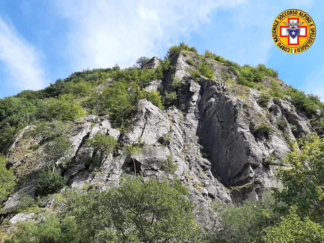 2 febbraio 2024. Ripa della Moia (Verghereto -FC). Si ferisce durante arrampicata.