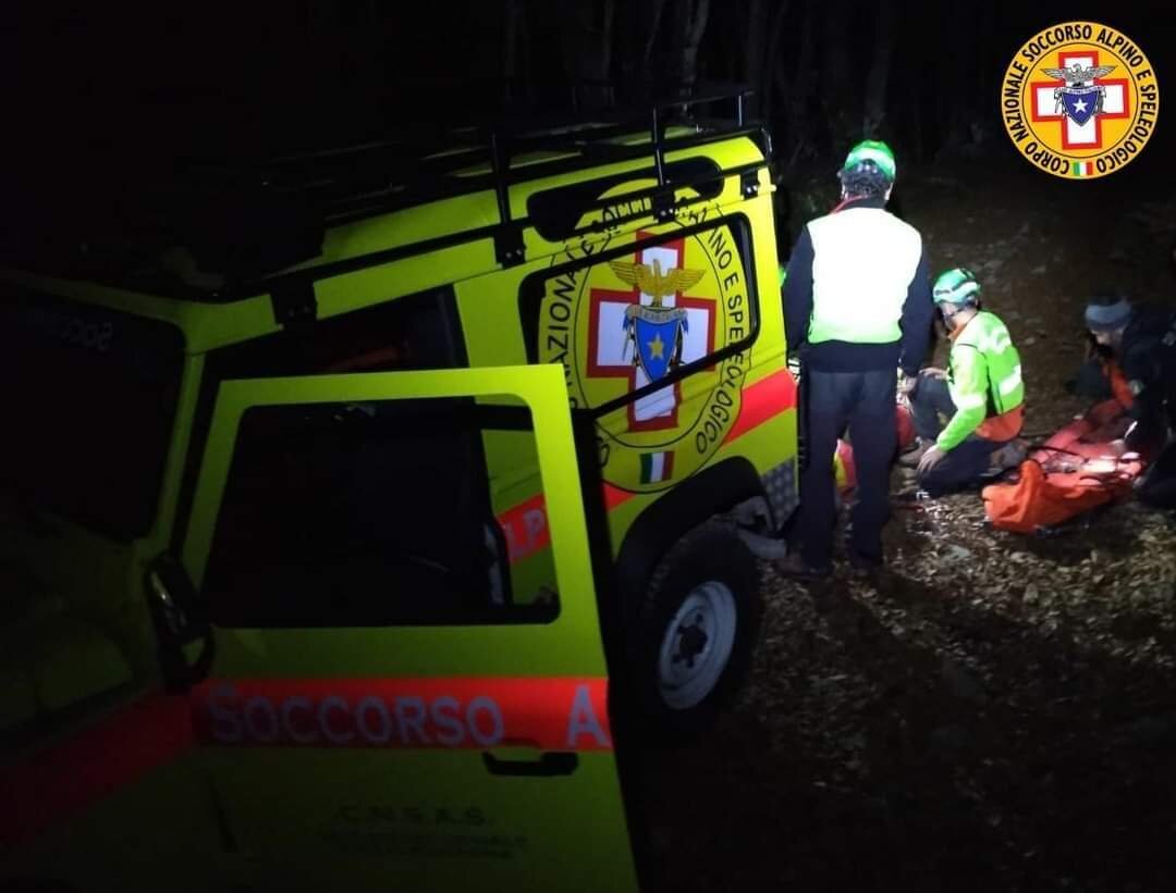 18 giugno 2022. Monte Pilastrino RE. Escursione notturna con trauma