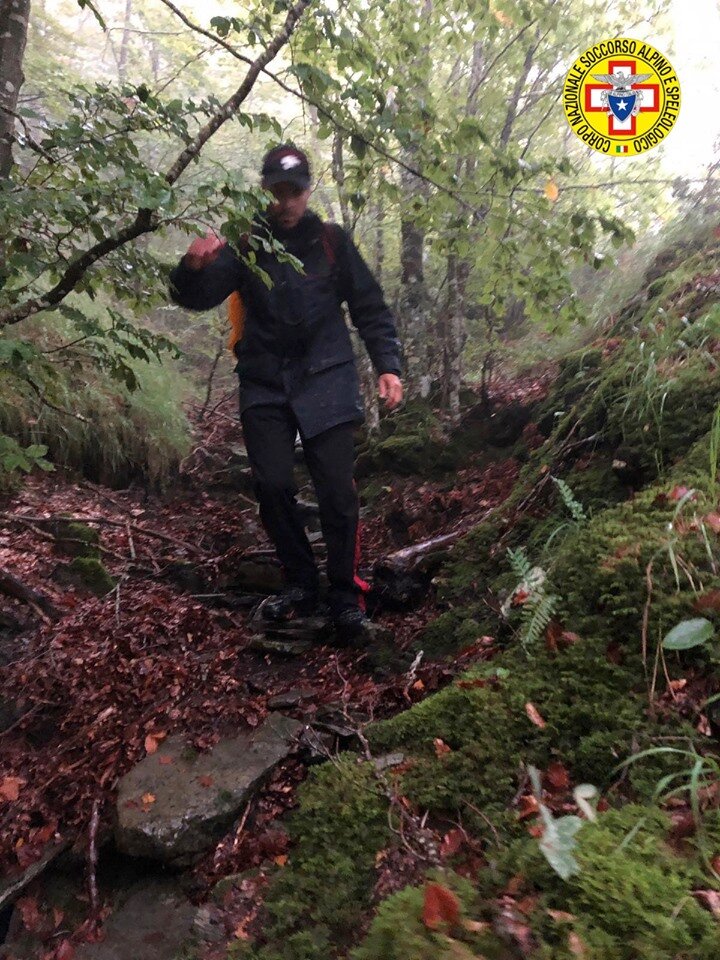 22 settembre 2019. Pratizzano (RE). Perde l'orientamento durante passeggiata nel bosco.
