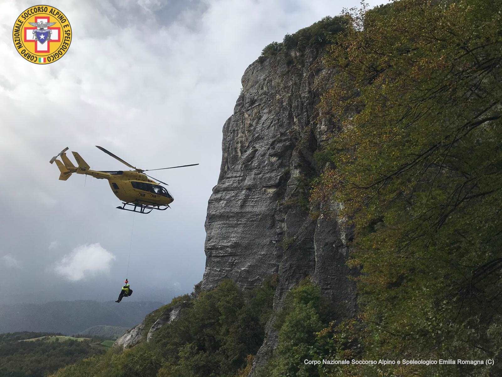 3 ottobre 2020. Grave incidente alla Pietra di Bismantova.