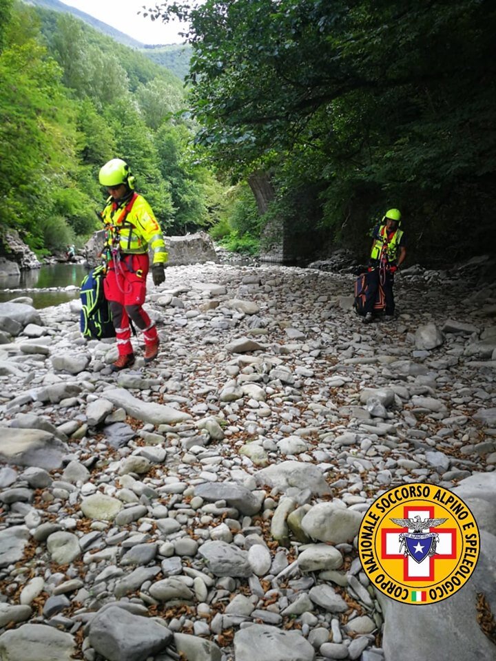 12 agosto 2019. Lago di Suviana (Castel di Casio - Bo). Minore colto da leggero malore. Raggiunto dal Soccorso Alpino.