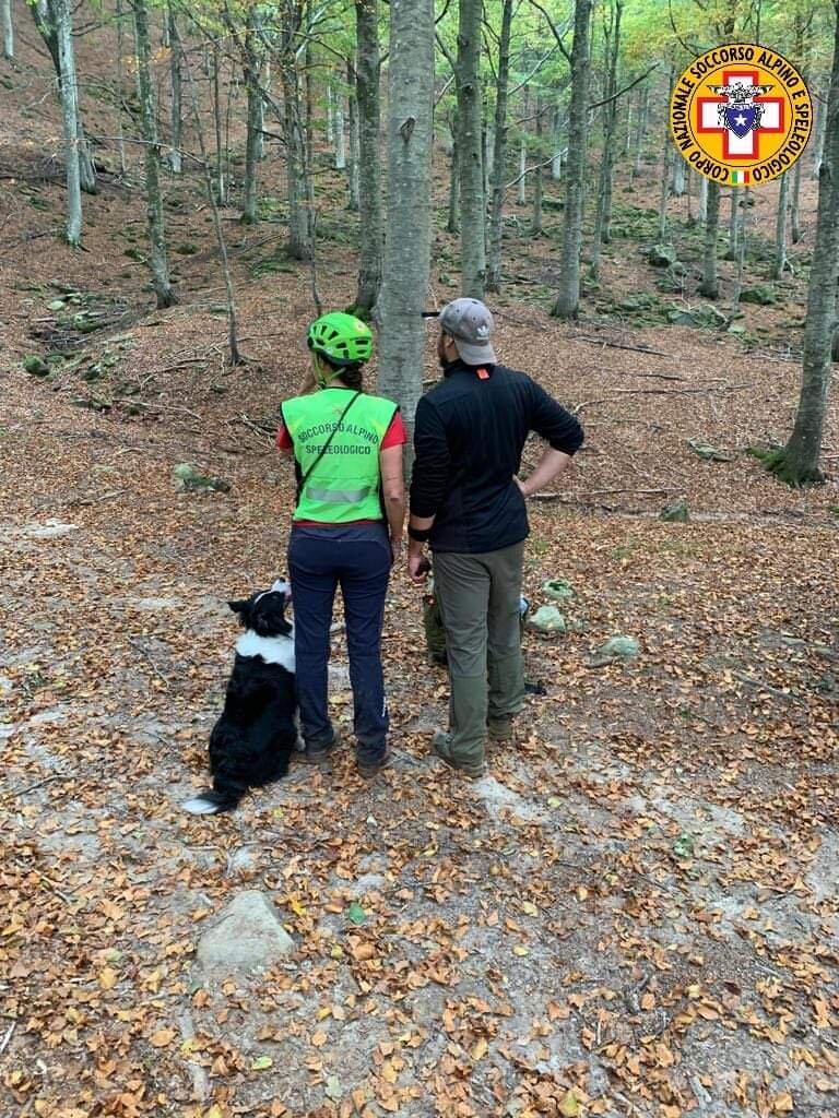 4 ottobre 2023. Intervento del Soccorso Alpino e Speleologico Emilia Romagna per un fungaiolo disperso nel comune di Albareto.
