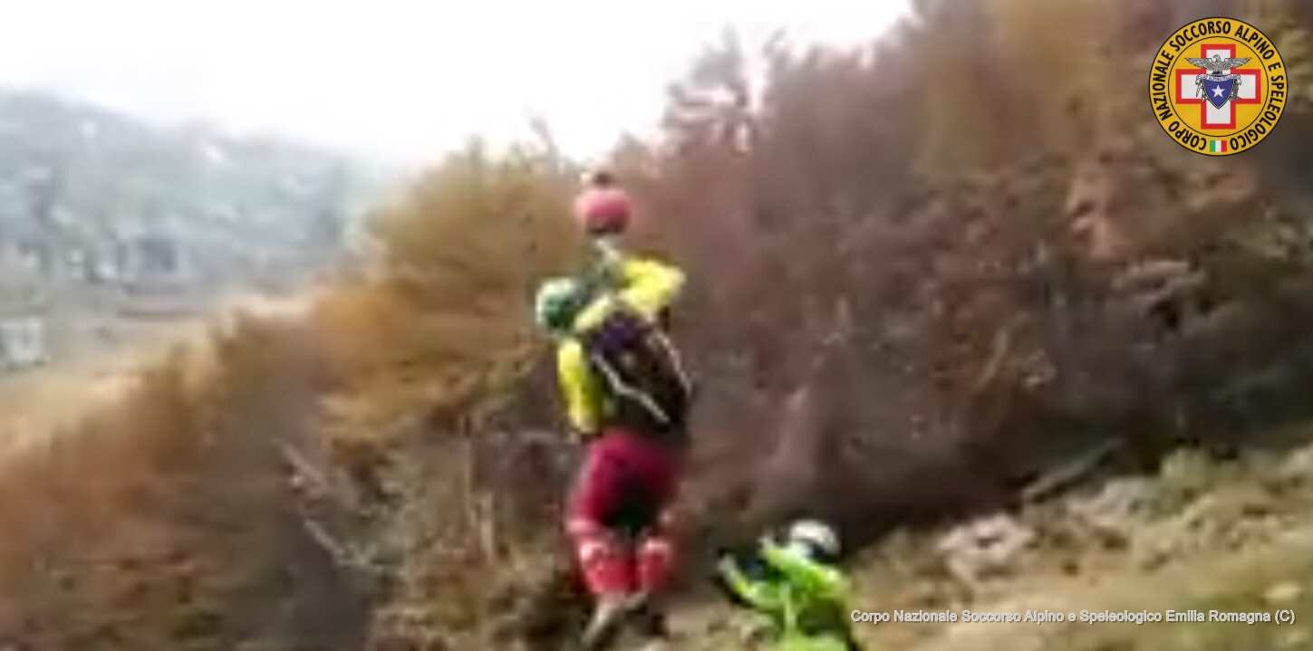 24 ottobre 2021. Lago Palo (Monchio delle Corti - Pr) Escursionista infortunata.