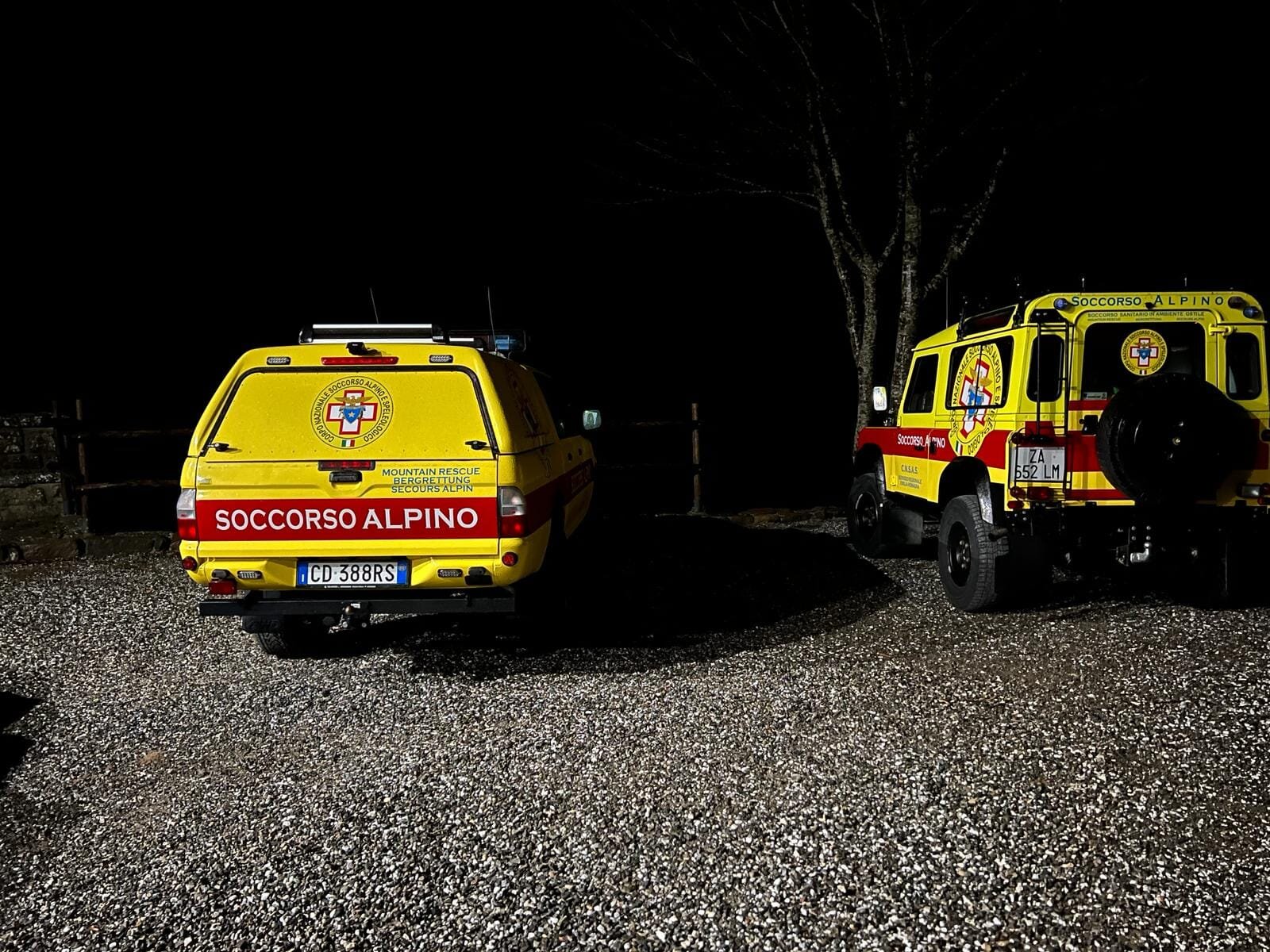 13 aprile 2024. Rivoschio (FC). Soccorsa persona colpita da malore.