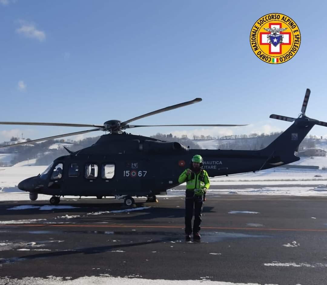 29 gennaio 2023. Appennino Emiliano. Riprese le ricerche del velivolo scomparso da ieri.