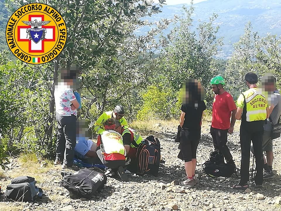 11 agosto 2019. Lago Bino (Ferriere -PC). Uomo colto da malore durante un'escursione.