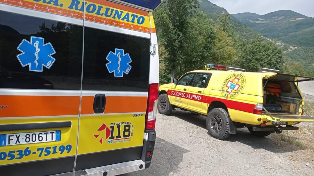 8 ottobre 2023. Cascate del Doccione (Fanano -MO). Cade su sentiero durante escursione.