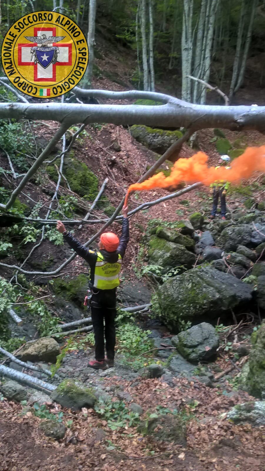 27 settembre 2019. Passo Incisa. Recuperata il corpo della persona dispersa.