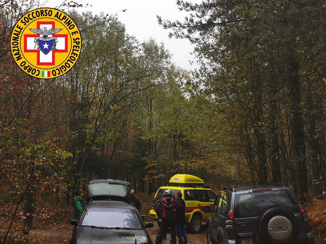 20 ottobre 2019. Passo del Brattello (Pr-Ms). Comitiva si perde nei boschi. Ritrovata incolume dal Soccorso Alpino.