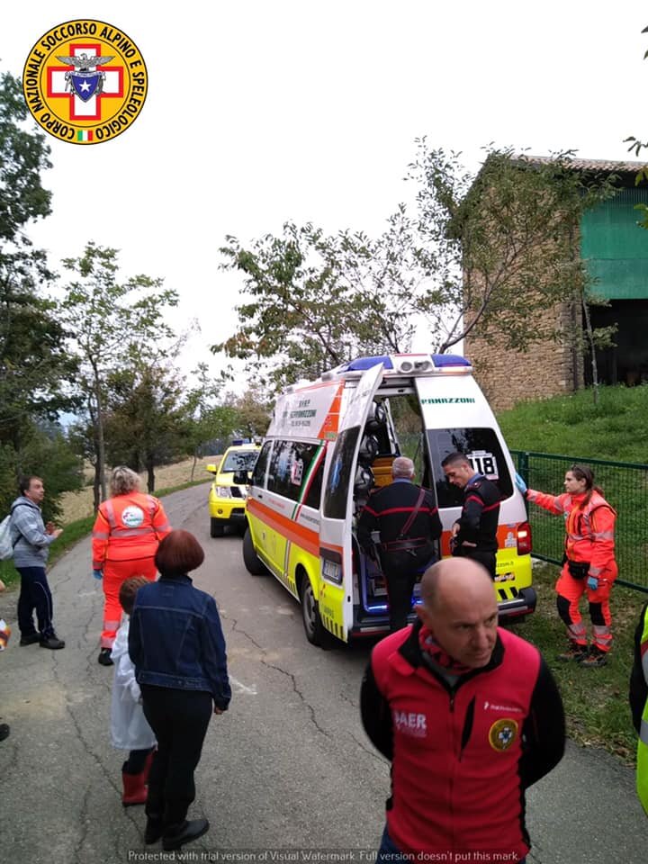 6 ottobre 2019. I tecnici del Soccorso Alpino impegnati in diversi interventi nell'Appennino modenese