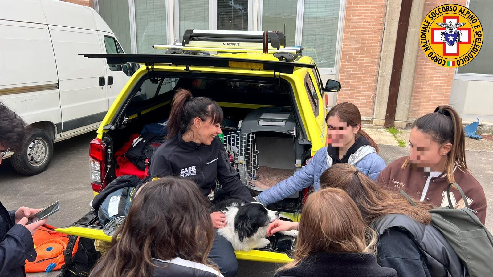 18 marzo 2024. istituto tecnico "Leonardo da Vinci!" - Parma. I ragazzi a scuola di Soccorso Alpino.