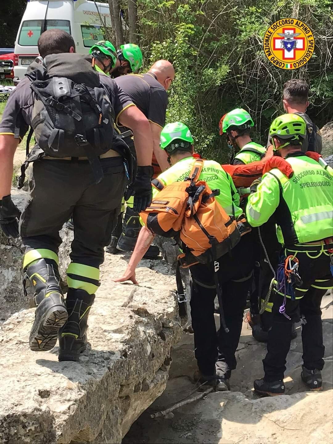 15 maggio 2022. Montetiffi (FC). Si procura un trauma durante escursione.