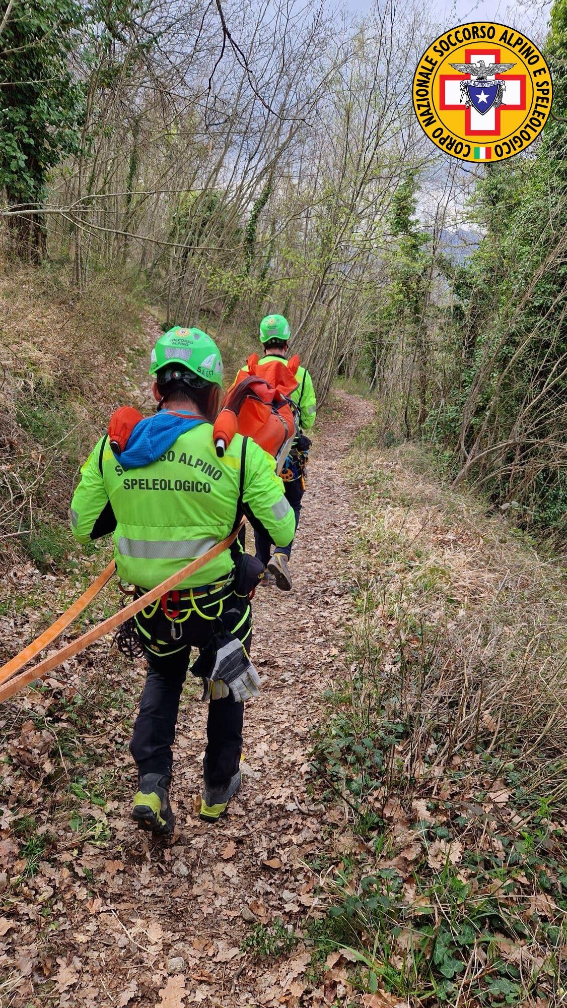 15 marzo 2026. Pietramaura - San Leo (RN). Soccorso escursionista. 15 marzo 2026. Pietramaura - San Leo (RN). Soccorso escursionista.