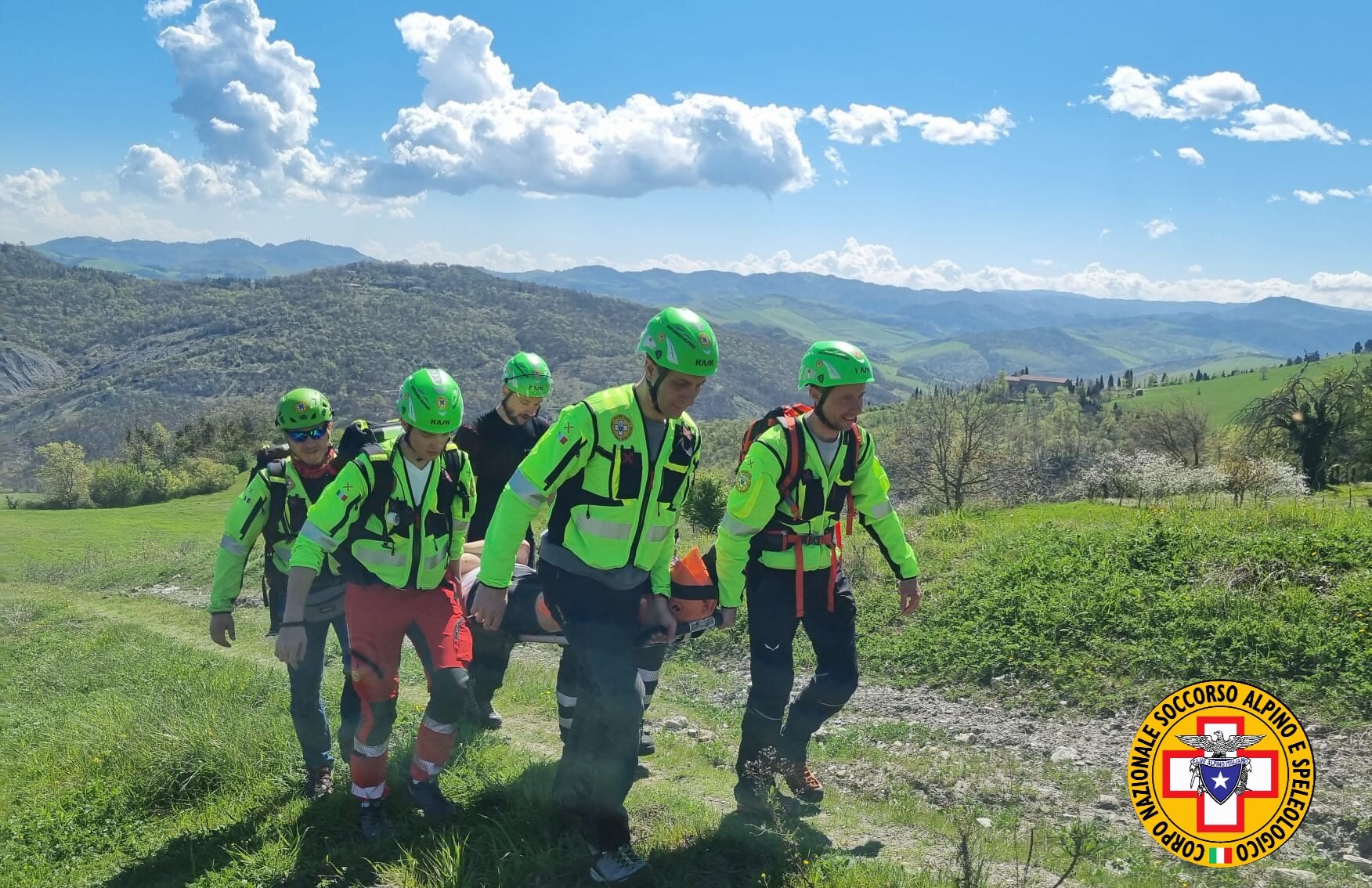 1 aprile 2023. Monte Calvo e Castel del Rio (BO). Doppio intervento di soccorso per i tecnici della Stazione Rocca di Badolo.
