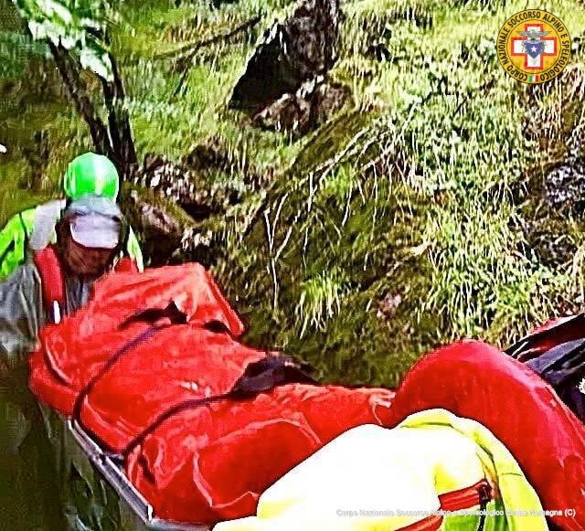 23 luglio 2020. Monte Pizzo (BO). Scivola sul sentiero durante il temporale.